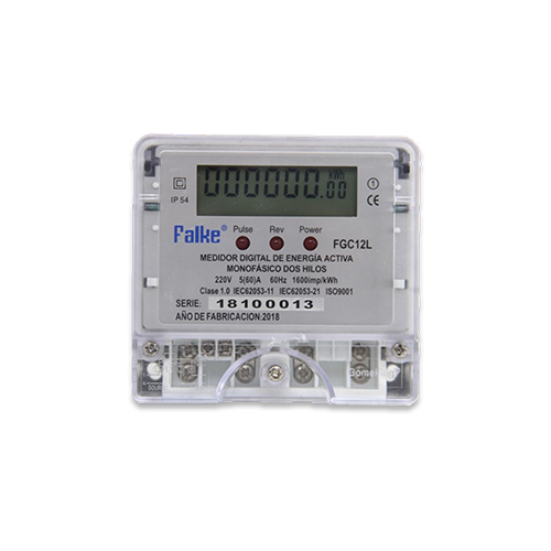 Medidor digital de energía - 1 fase 2 hilos